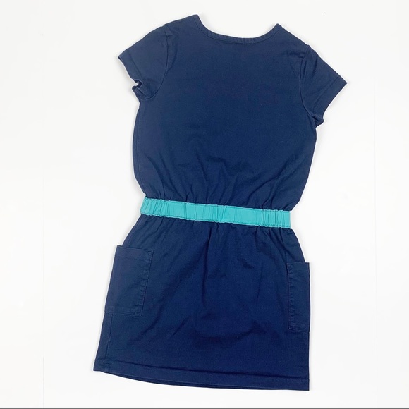 Hanna Andersson Belted Waist Dress 120cm 6-7 - Picture 2 of 3